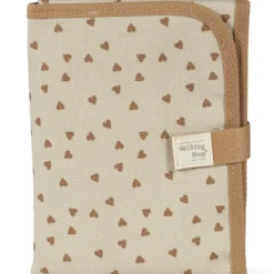 Tapis à langer coeurs Poppy Cannelle|Walking Mum Best