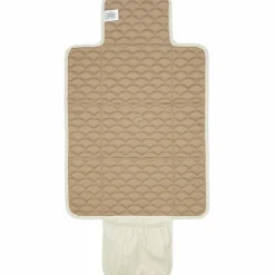 Hot Cam Cam Copenhagen Tapis à langer de voyage matelassé Classic Stripes Camel