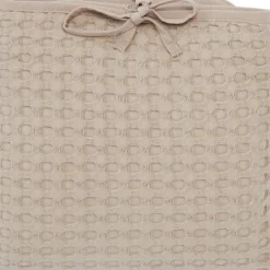 Tapis à langer en coton gaufré Latte|BB & Co Sale