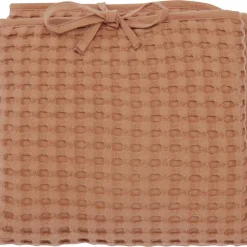 Tapis à langer en coton gaufré Cassonade|BB & Co