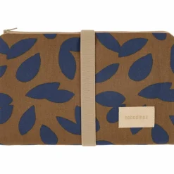 Tapis à langer imperméable Hyde Park Blue leaves|Nobodinoz Hot