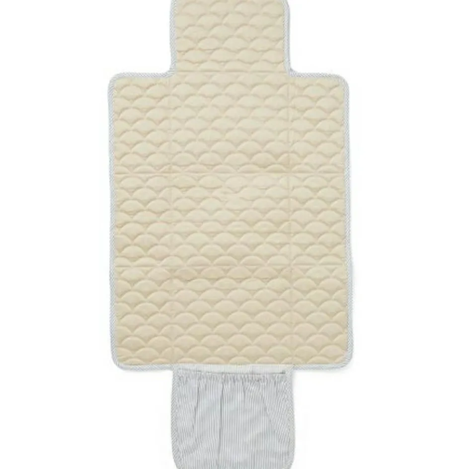 Clearance Cam Cam Copenhagen Tapis à langer nomade Classic Stripes Blue