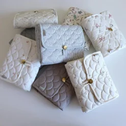 Clearance Cam Cam Copenhagen Tapis à langer nomade Classic Stripes Blue