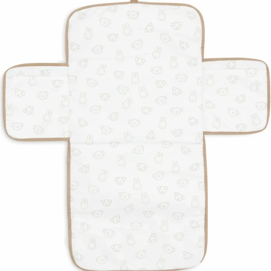 New Jollein Tapis à langer nomade Miffy Jacquard Teddy Biscuit