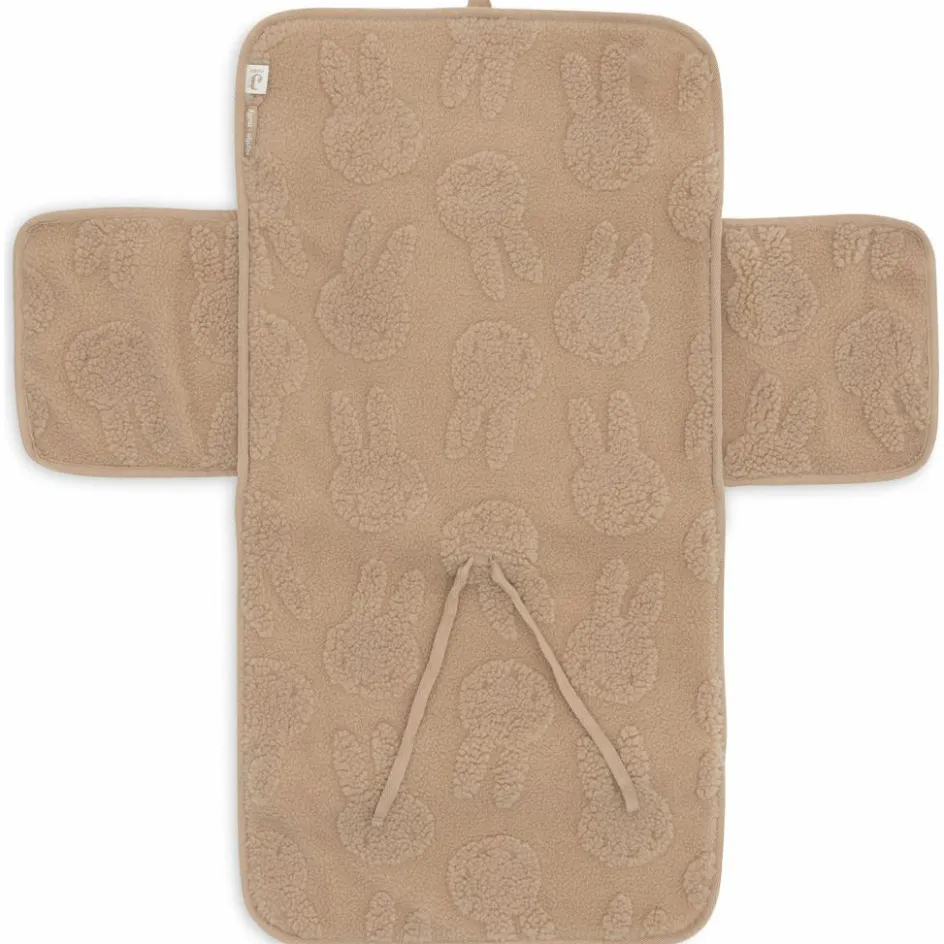 New Jollein Tapis à langer nomade Miffy Jacquard Teddy Biscuit