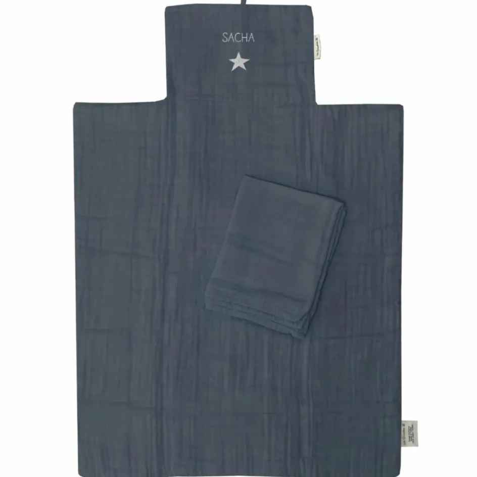 Hot Les Griottes Tapis à langer nomade Pétrole (personnalisable)