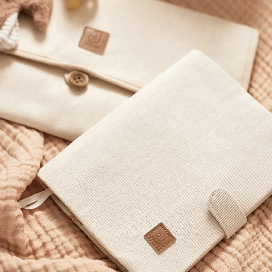 New Jollein Tapis à langer nomade Twill Natural