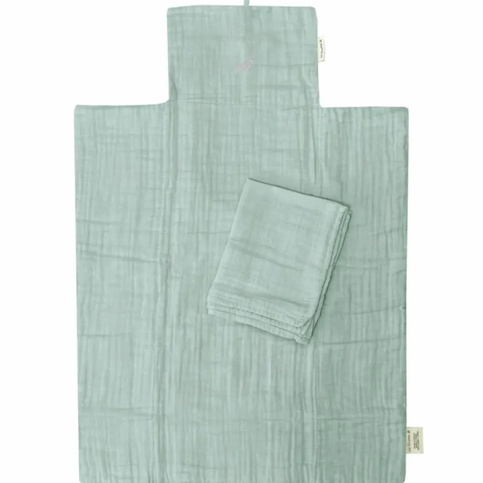 New Les Griottes Tapis à langer nomade Vert amande (personnalisable)