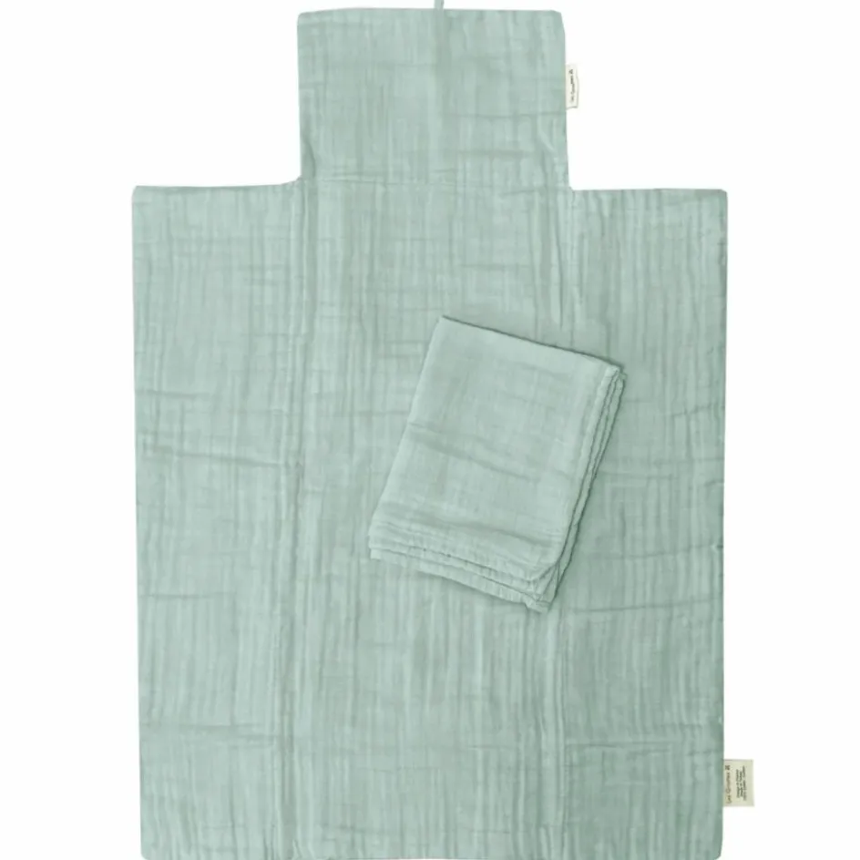 New Les Griottes Tapis à langer nomade Vert amande (personnalisable)