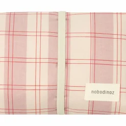 Tapis à langer Stories Édition limitée Powder red checks|Nobodinoz Sale