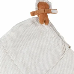 Tapis d'activité en mousseline Babou et Kendi écru (50 x 50 cm)|Noukie's Outlet