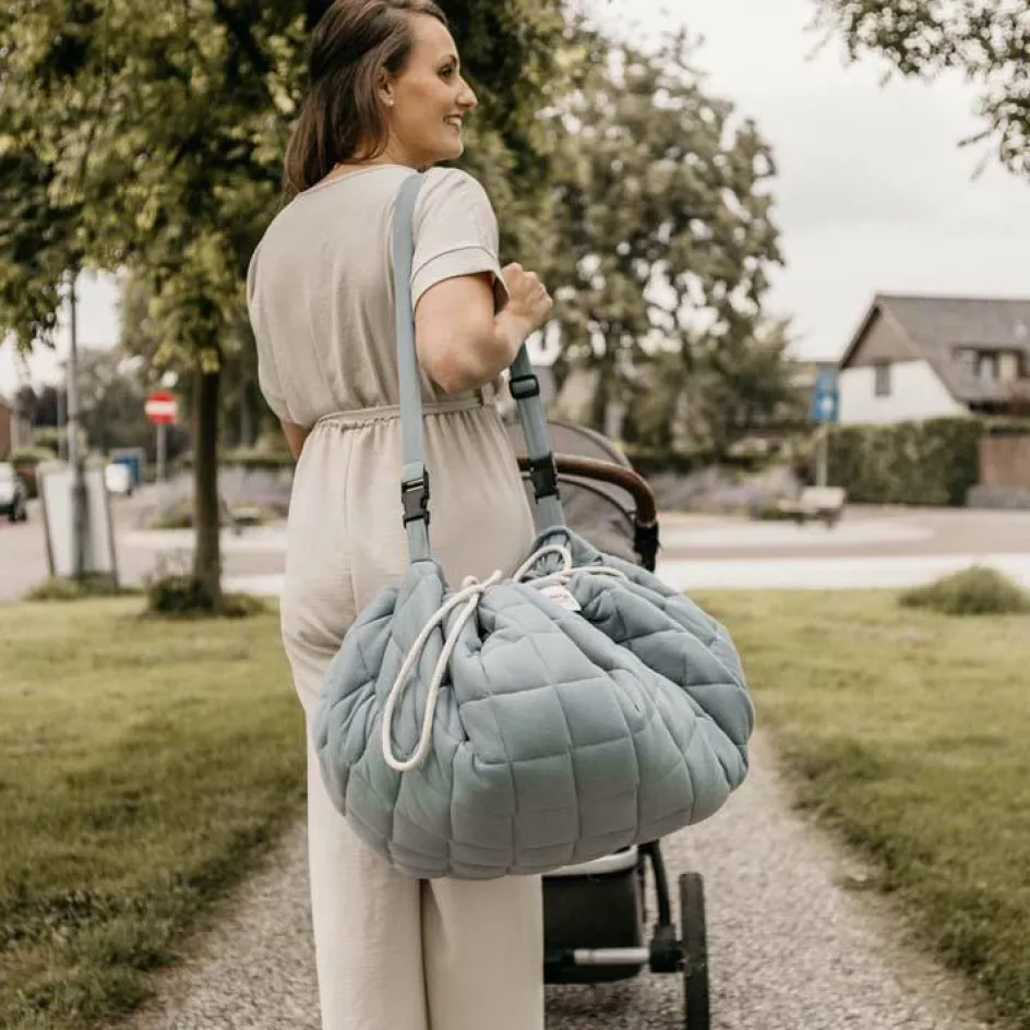 New Play&Go Tapis de jeu 2 en 1 Noomad Organic Soft Meadow Green