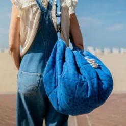 Tapis de jeu 2 en 1 Noomad Organic Soft Puce et Pilou Moulin Roty|Play&Go Outlet