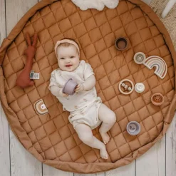 Online Play&Go Tapis de jeu 2 en 1 Noomad Organic Soft Tawny Brown