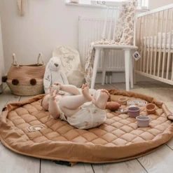 Online Play&Go Tapis de jeu 2 en 1 Noomad Organic Soft Tawny Brown