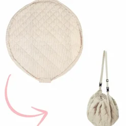 Best Play&Go Tapis de jeu 2 en 1 Noomad Organic Soft Stripes Blue