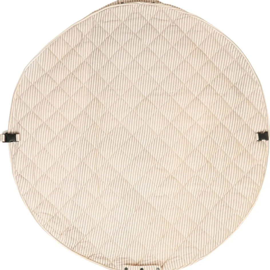 Best Play&Go Tapis de jeu 2 en 1 Noomad Organic Soft Stripes Blue