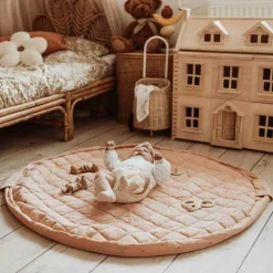 Tapis de jeu 2 en 1 Noomad Organic Soft Fleuri|Play&Go Best