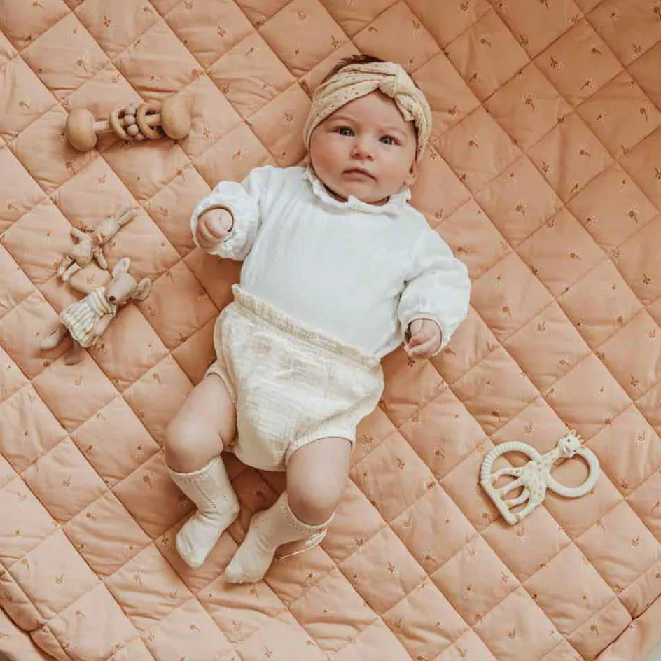 Tapis de jeu 2 en 1 Noomad Organic Soft Fleuri|Play&Go Best