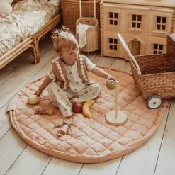 Tapis de jeu 2 en 1 Noomad Organic Soft Fleuri|Play&Go Best