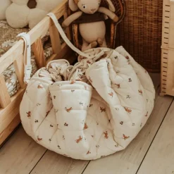 Tapis de jeu 2 en 1 Noomad Organic Soft Rabbit|Play&Go New