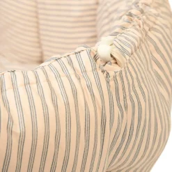 Tapis de jeu 3 en 1 Organic Coco Stripes Blue|Play&Go Outlet