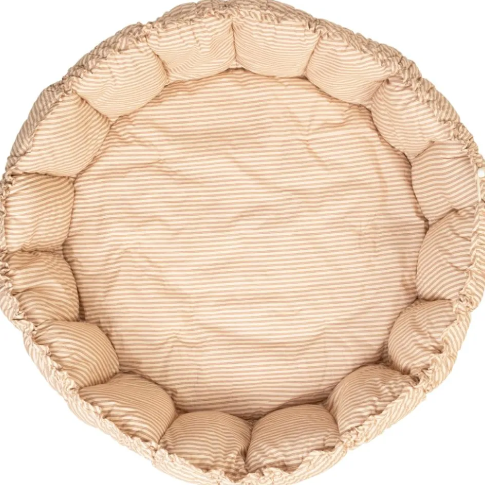 Best Play&Go Tapis de jeu 3 en 1 Organic Coco Stripes Brown