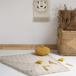 Clearance Nattiot Tapis de jeu baby relax Anna sable S (87 x 100 cm)