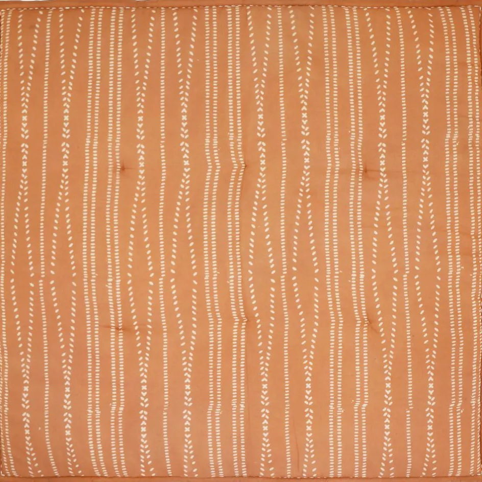 Nattiot Tapis de jeu carré Nepo Terracotta (100 x 100 cm)