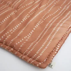 Nattiot Tapis de jeu carré Nepo Terracotta (100 x 100 cm)