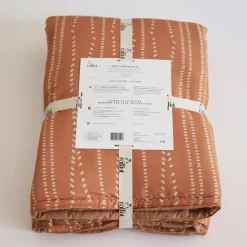 Nattiot Tapis de jeu carré Nepo Terracotta (100 x 100 cm)