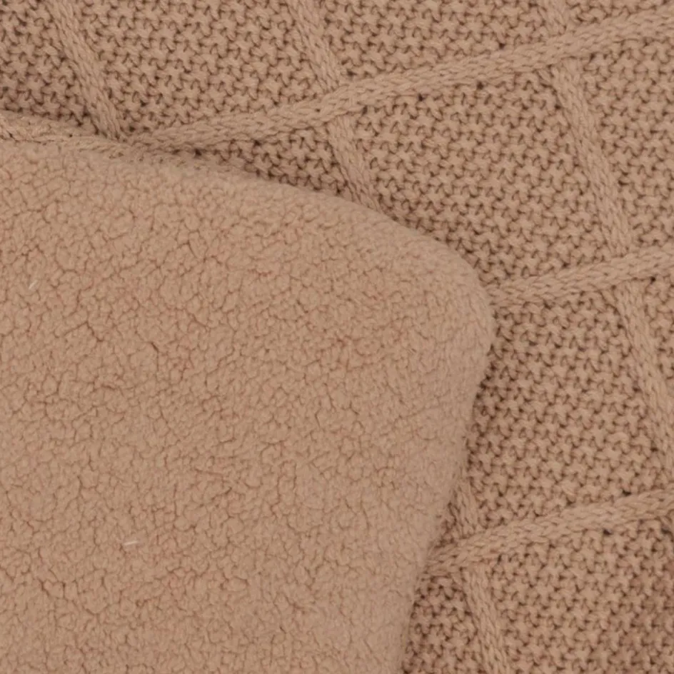 Tapis de jeu Check Knit Biscuit (75 x 95 cm)|Jollein Outlet