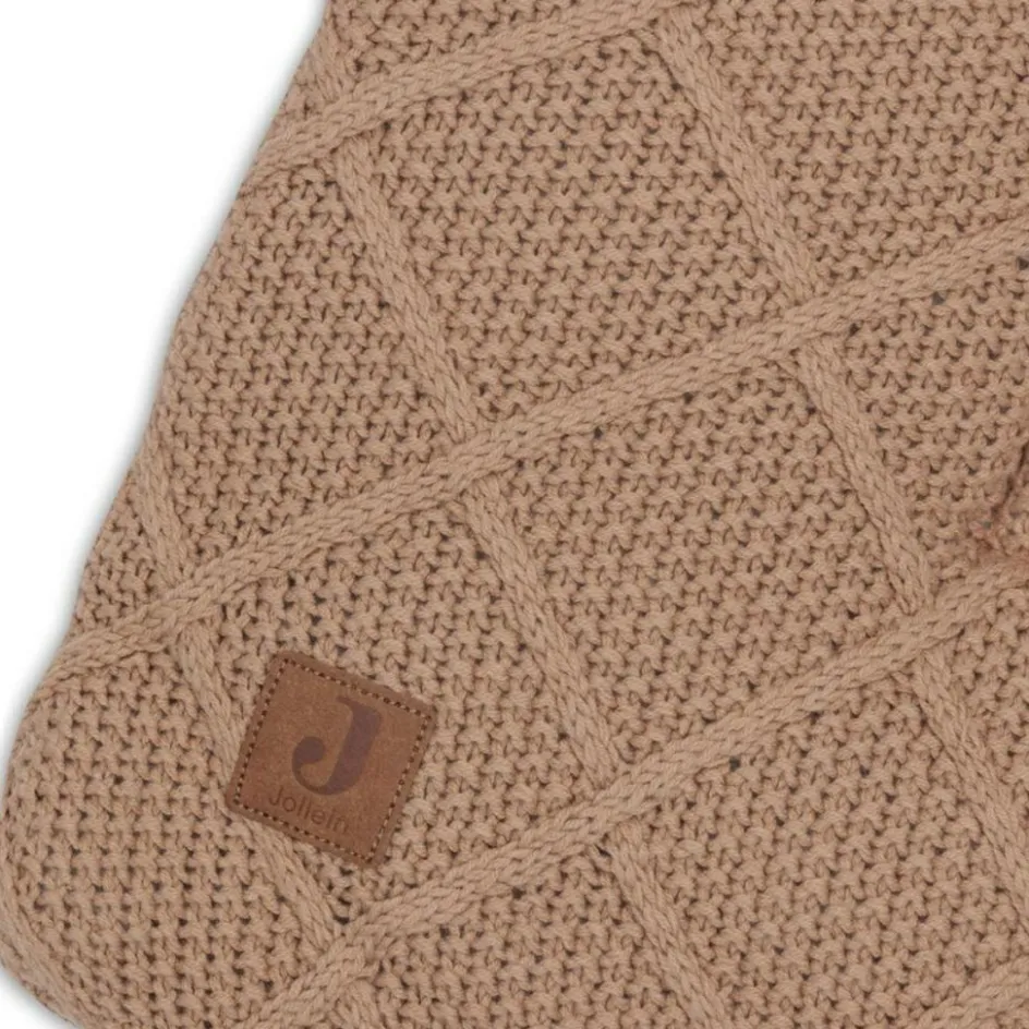 Tapis de jeu Check Knit Biscuit (75 x 95 cm)|Jollein Outlet