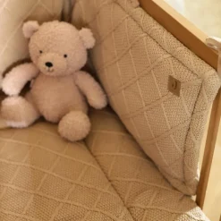 Tapis de jeu Check Knit Biscuit (75 x 95 cm)|Jollein Outlet