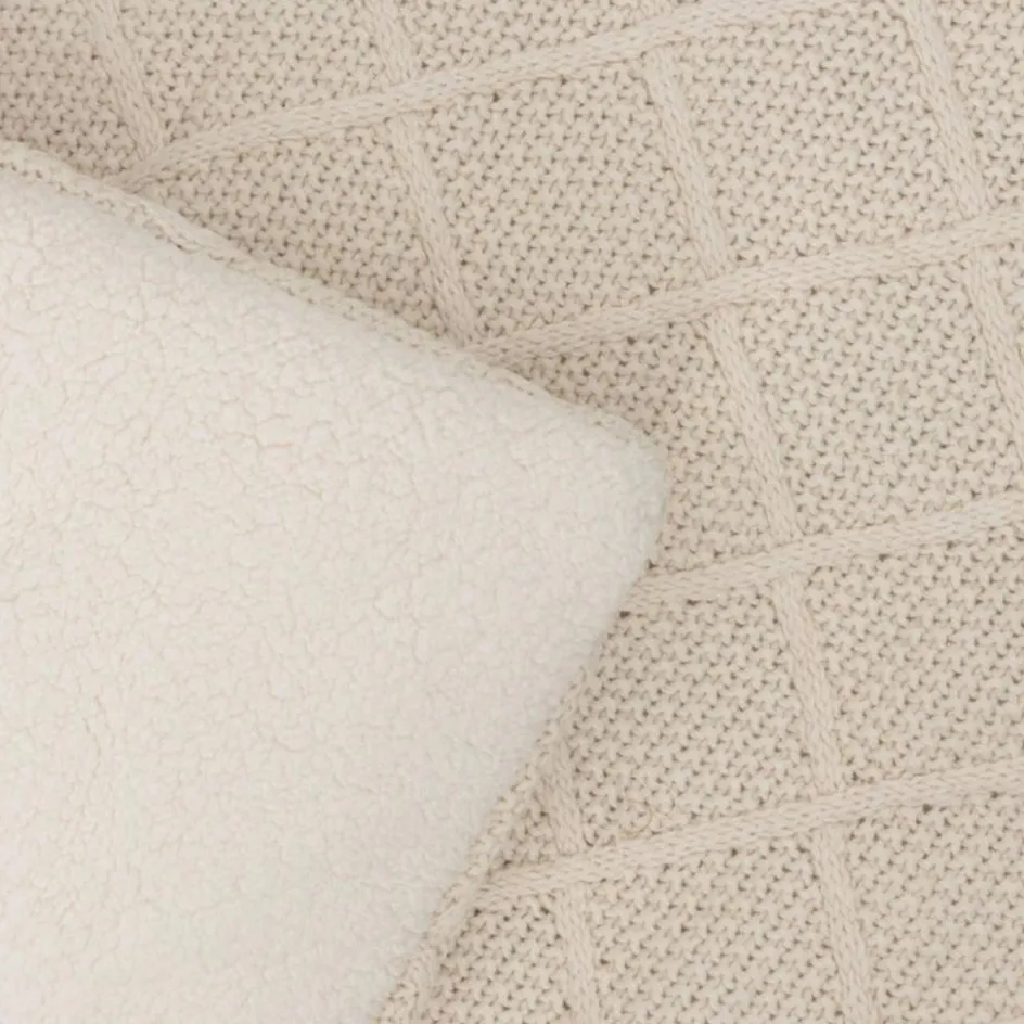 Discount Jollein Tapis de jeu Check Knit Oatmeal (75 x 95 cm)