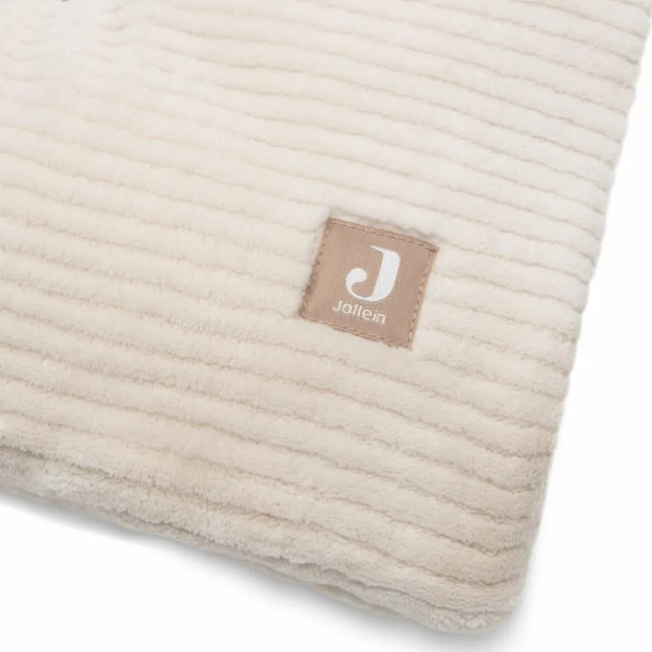 Jollein Tapis de jeu Cloudy Rib Oatmeal (100 x 100 cm)