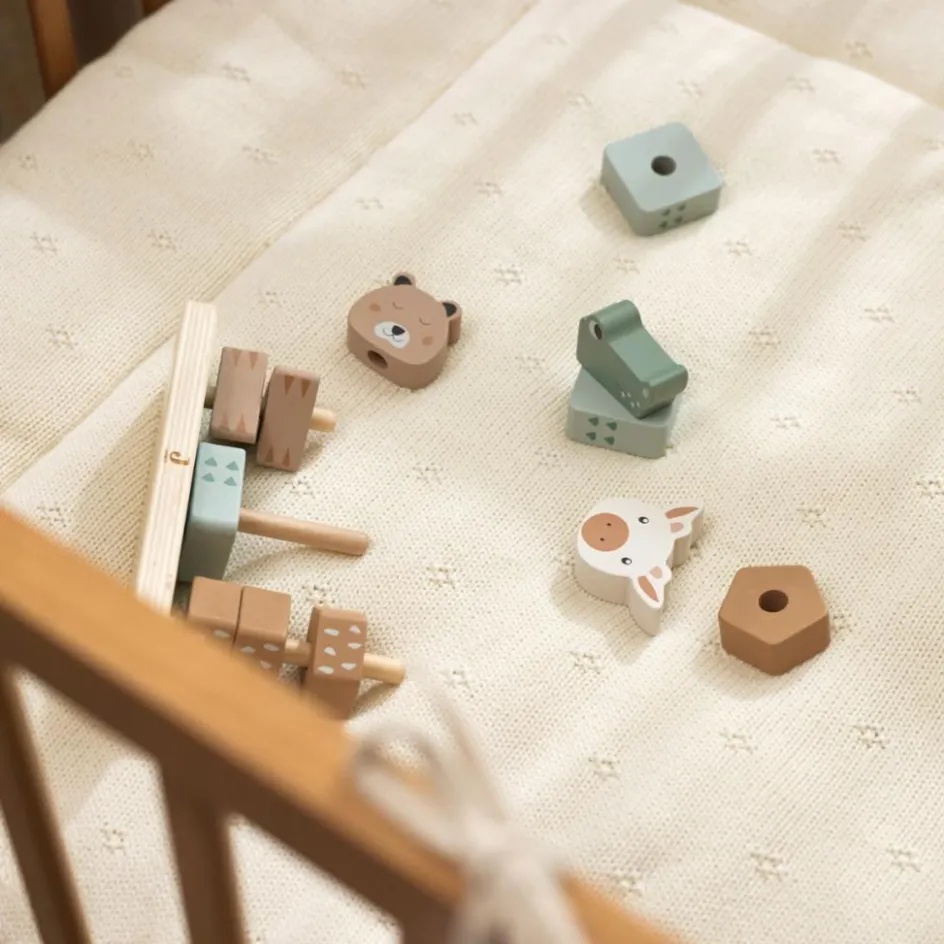 Jollein Tapis de jeu Cosy Knit Ivory (75 x 95 cm)