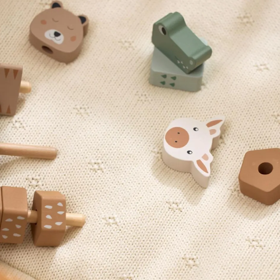 Jollein Tapis de jeu Cosy Knit Ivory (75 x 95 cm)