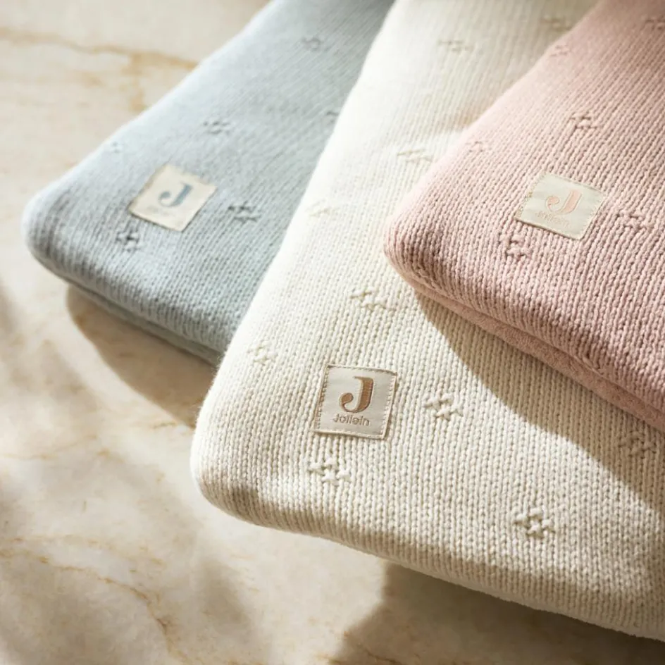 Jollein Tapis de jeu Cosy Knit Ivory (75 x 95 cm)