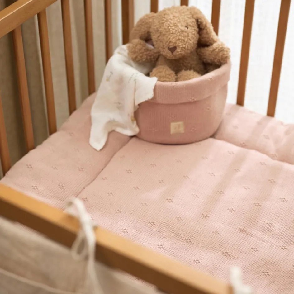 Tapis de jeu Cosy Knit Wild Rose (75 x 95 cm)|Jollein Online