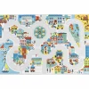 New Janod Tapis de jeu Cross Roads Tapis Ville (120 x 78 cm)