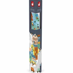 New Janod Tapis de jeu Cross Roads Tapis Ville (120 x 78 cm)