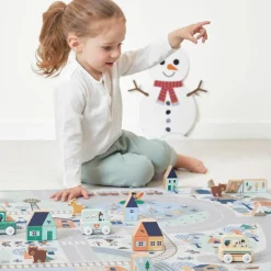 Tapis de jeu Cross Roads La Vallée Blanche (120 x 78 cm)|Janod Hot