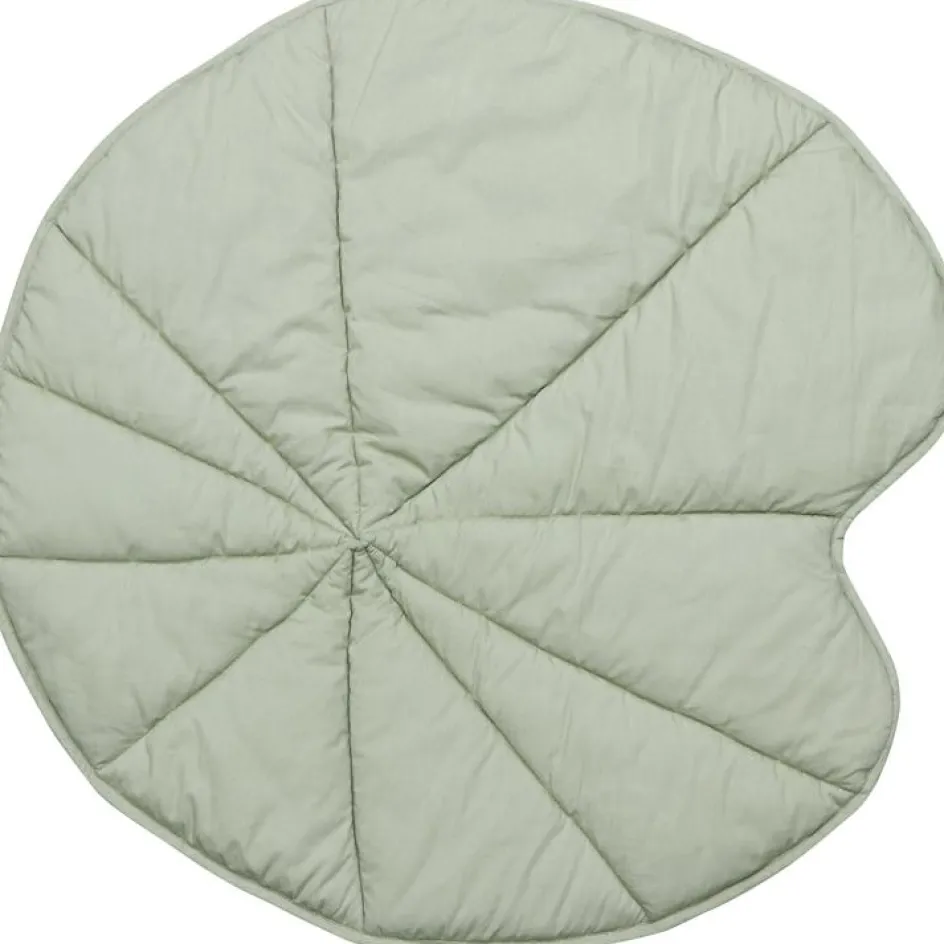 Tapis de jeu en coton bio Nénuphar Olive (95 cm)|Lorena Canals New