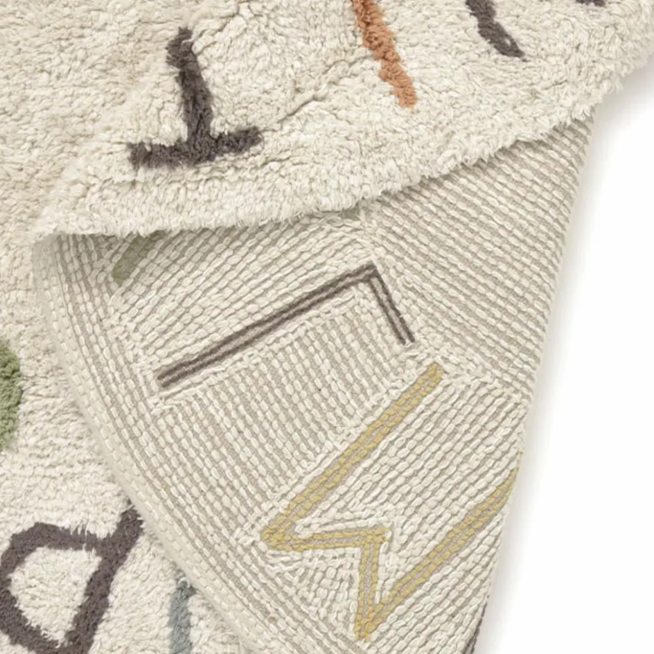 Tapis de jeu lavable ABC couleur et lettres|Lorena Canals Discount