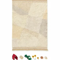 Tapis de jeu lavable Farm Fields (120 x 170 cm)|Lorena Canals Hot