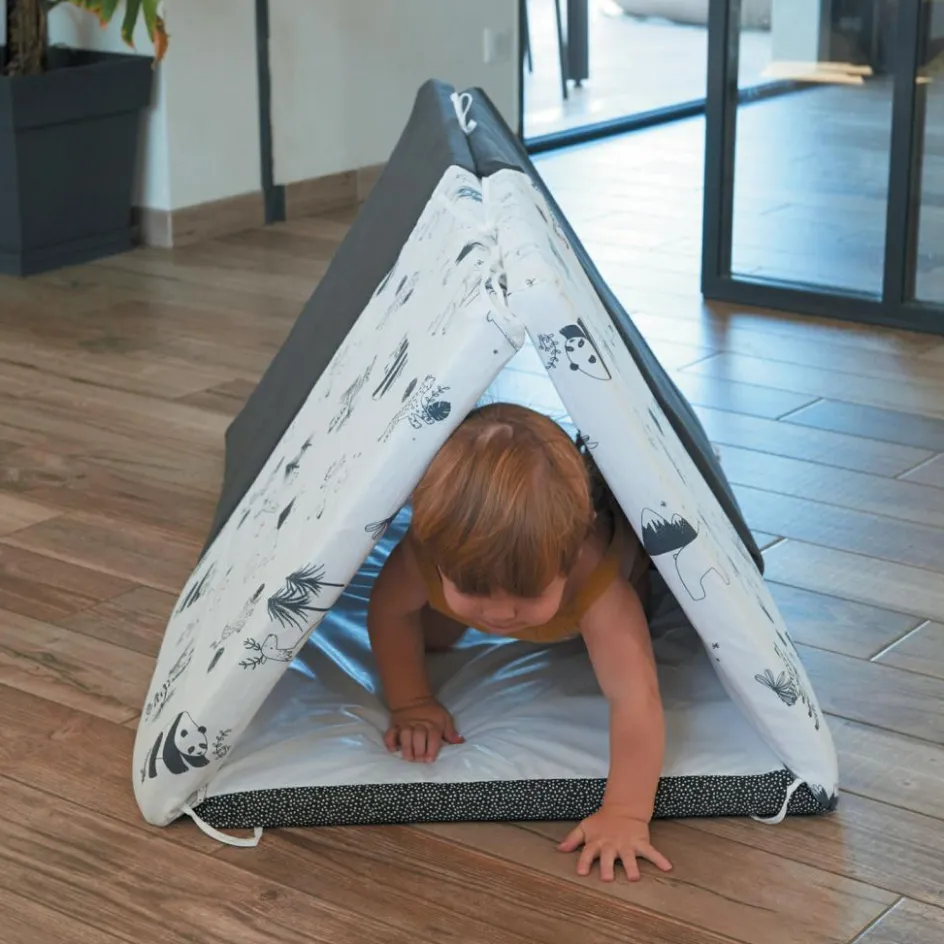 Tapis de jeu pliable XL multifonctions Black & white experience|Candide Hot