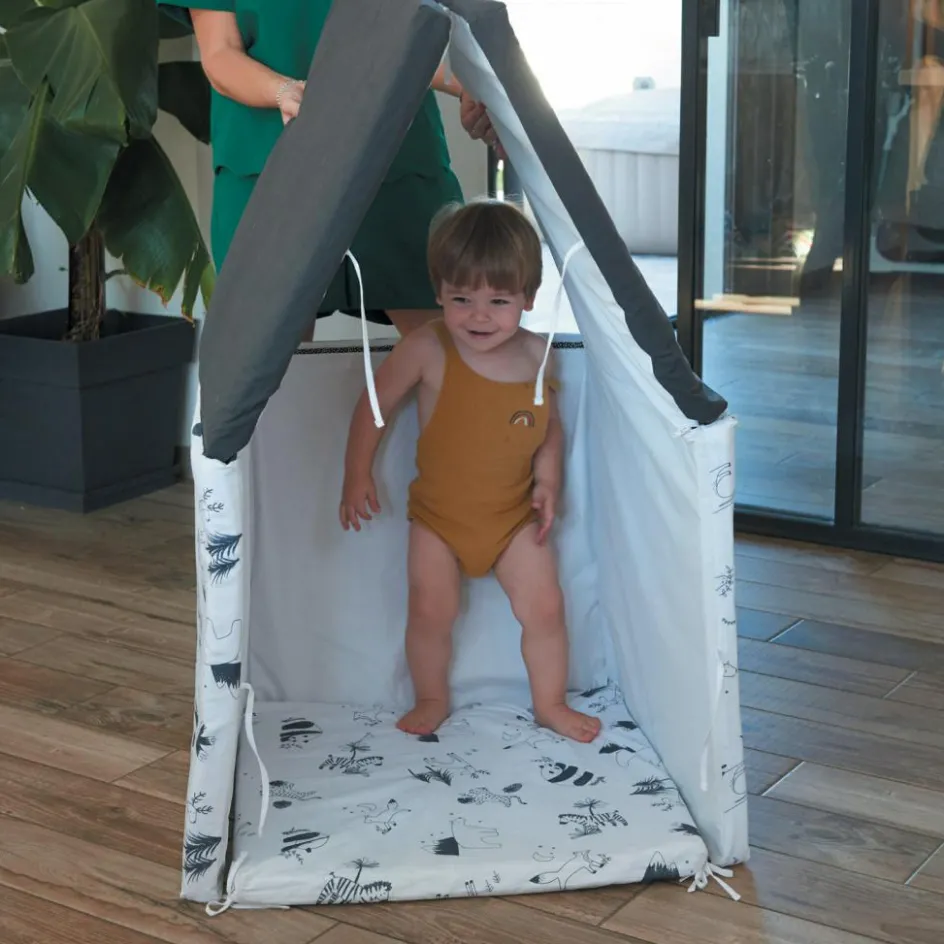 Tapis de jeu pliable XL multifonctions Black & white experience|Candide Hot