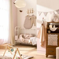 Hot BB & Co Tapis de jeu réversible et fond de parc Afternoon Tea (100 x 100 cm)