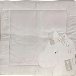 Sale Doudou et Compagnie Tapis de jeu Tapidou Ma jolie licorne argent (100 x 100 cm)